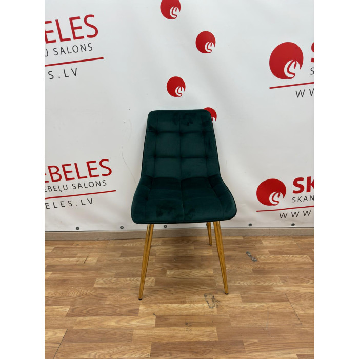 Silla de cocina Pearl (Velveta) de la exposición (Terciopelo gris)